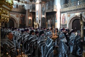 Великопостное говение духовенства совершено в Сыктывкарской епархии